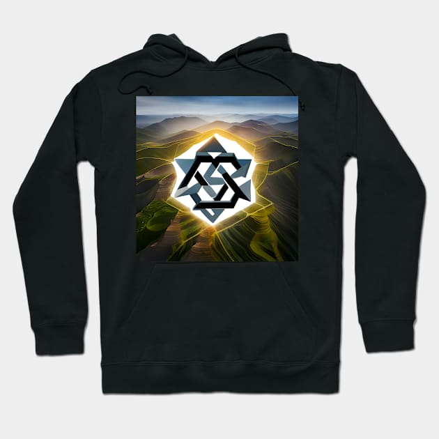 Hexagram - Nature Hoodie by bananati